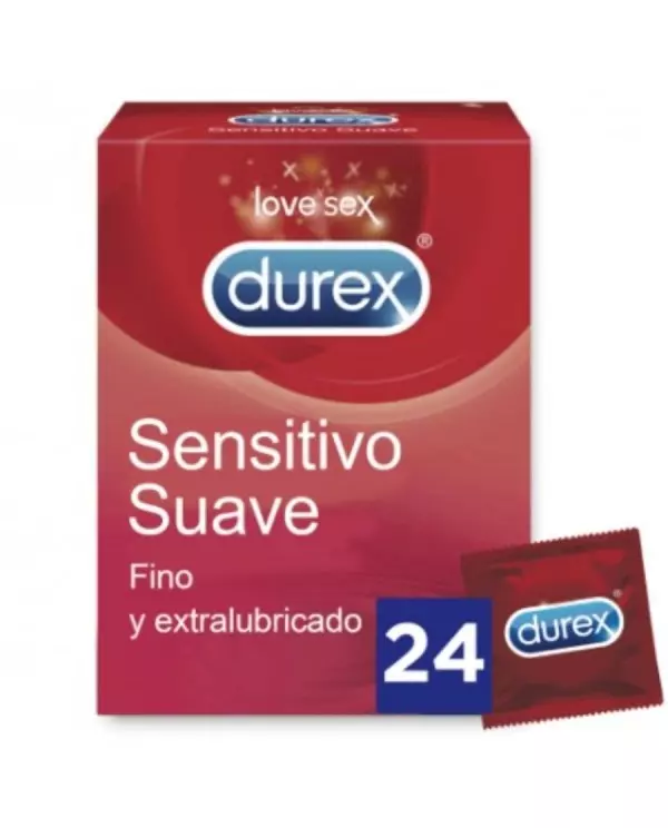 DUREX SENSITIVO SUAVE 24 UDS