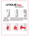 UNIQ FREE ARO PROTECTOR PRESERVATIVO SIN LATEX 3UDS