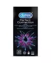 DUREX PERFECT CONNECTION EXTRA LUBRICACION SILICONA 10 UNIDADES