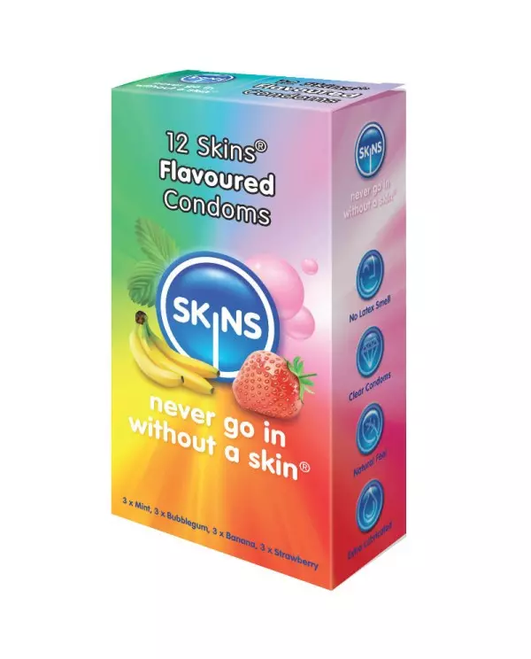 SKINS PRESERVATIVO SABORES VARIOS 12 UDS