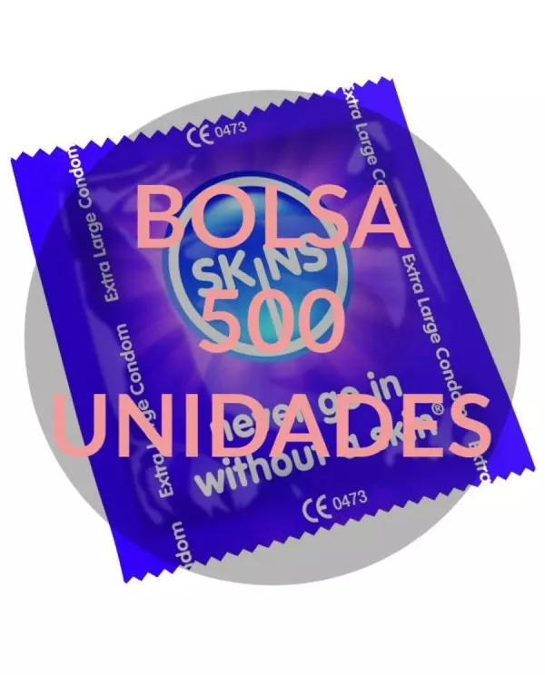 SKINS PRESERVATIVO XXL BOLSA 500 UDS