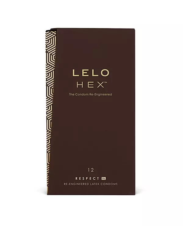 LELO HEX CONDOMS RESPECT XL 12 PACK