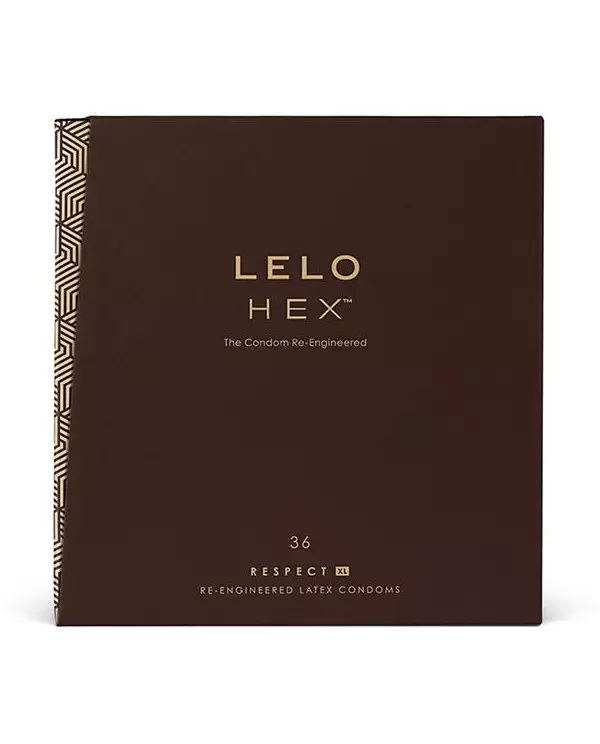 LELO HEX CONDOMS RESPECT XL 36 PACK