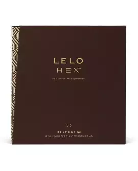 LELO HEX CONDOMS RESPECT XL 36 PACK