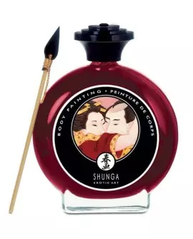 SHUNGA PINTURA CORPORAL DE FRESAS Y CHAMPAGNE.