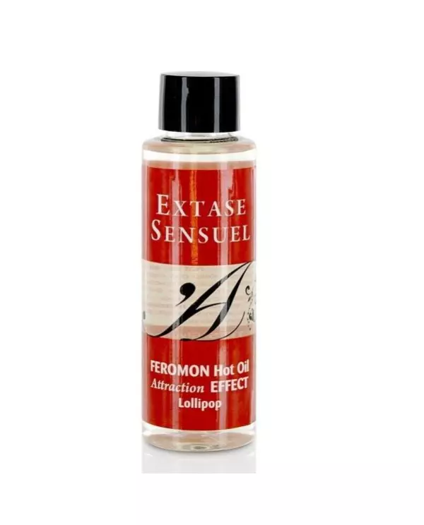 EXTASE SENSUEL A DE MASAJE EFECTO CALOR CON FEROMONAS PIRULET 100ML