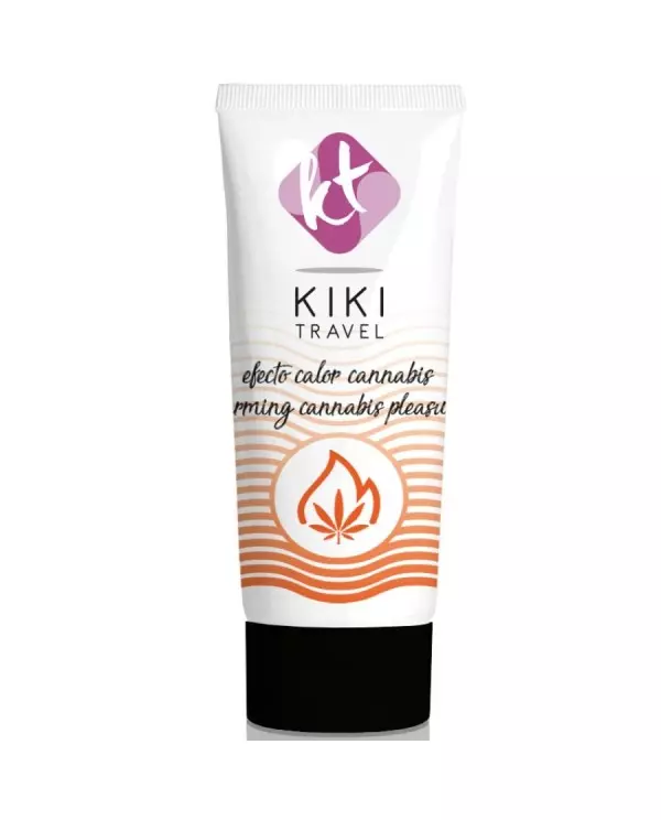 KIKi TRAVEL GEL DESLIZANTE SABOR A CANNABIS EFECTO CALOR INTENSO 50 ML