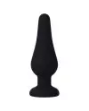 INTENSE ANAL PLUG PIPO M SILICONE NEGRO 11 CM