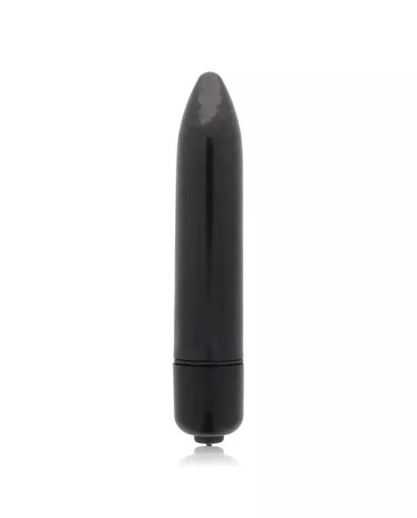 GLOSSY THIN VIBRADOR NEGRO