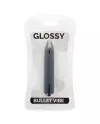 GLOSSY THIN VIBRADOR NEGRO