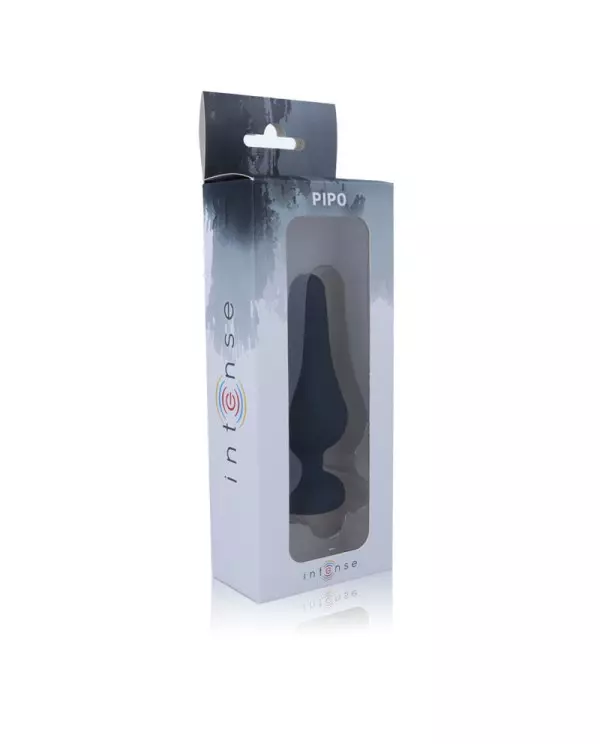 INTENSE ANAL PLUG PIPO L SILICONE NEGRO 13 CM