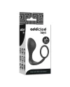 ADDICTED TOYS PLUG ANAL CON ANILLO SILICONA NEGRO