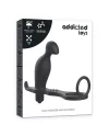 ADDICTED TOYS PLUG ANAL CON ANILLO SILICONA NEGRO