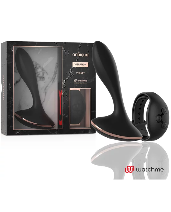 ANBIGUO WATCHME CONTROL REMOTO VIBRADOR PLUG ANAL VERNET