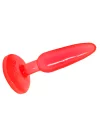 PLUG ANAL TACTO SUAVE ROJO 142