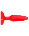 PLUG ANAL TACTO SUAVE ROJO 142