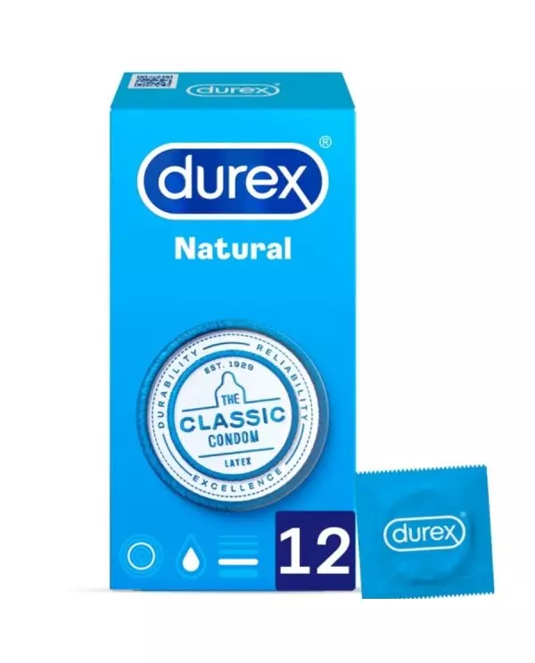 DUREX NATURAL PLUS 12 UNIDADES