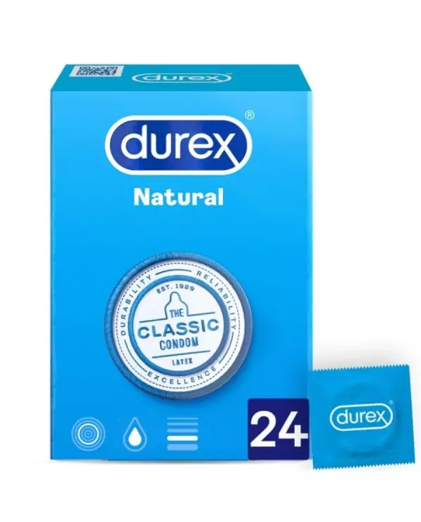 DUREX NATURAL PLUS 24 UNIDADES