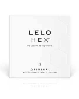 LELO HEX PRESERVATIVO CAJA 3 UDS