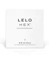 LELO HEX PRESERVATIVO CAJA 3 UDS