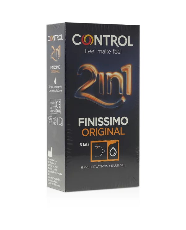 CONTROL DUO FINISIMO LUBRICANTE 6 UNIDADES