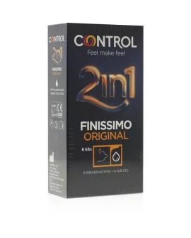 CONTROL DUO FINISIMO + LUBRICANTE 6 UNIDADES