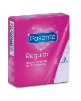 PASANTE CONDOM GAMA REGULAR 3 UNIDADES