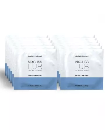 MIXGLISS LUBRICANTE BASE DE AGUA NATURAL 12 MONODOSIS 4ML