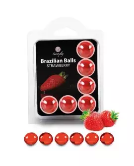 SECRETPLAY SET 6 BRAZILIAN BALLS FRESA