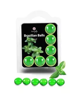 SECRETPLAY SET 6 BRAZILIANS BALLS MENTA