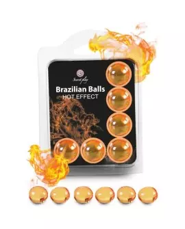 SECRETPLAY SET 6 BRAZILIAN BALLS EFECTO CALOR