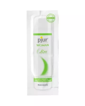 PJUR WOMAN ALOE LUBRICANTE BASE AGUA 2 ML