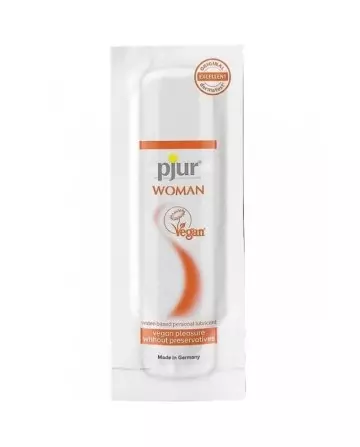 PJUR WOMAN VEGAN LUBRICANTE BASE AGUA 2 ML