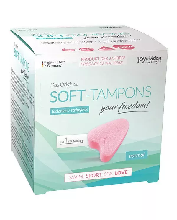 SOFT TAMPONS TAMPONES ORIGINALES LOVE 3UDS