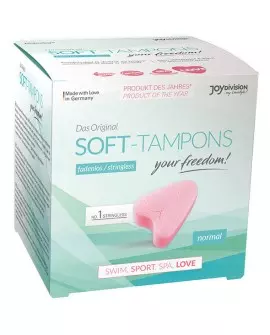 SOFT-TAMPONS TAMPONES ORIGINALES LOVE / 3UDS