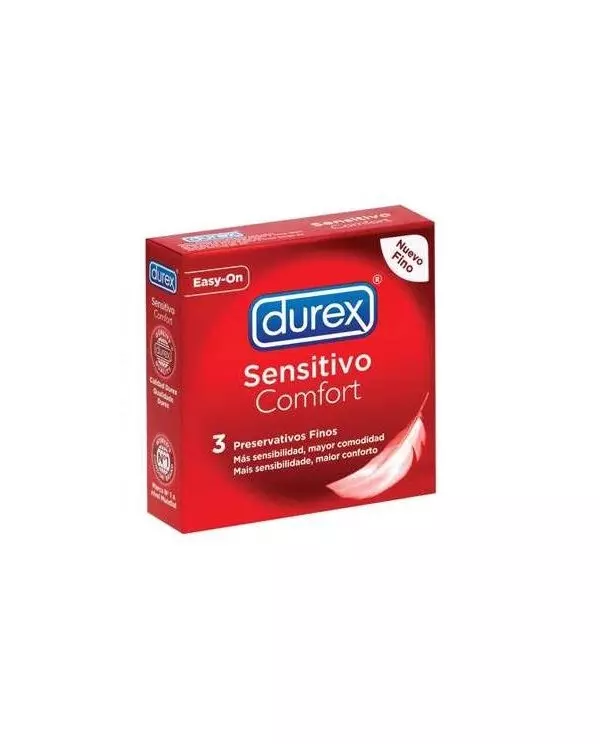 DUREX SENSITIVO SUAVE 3 UDS