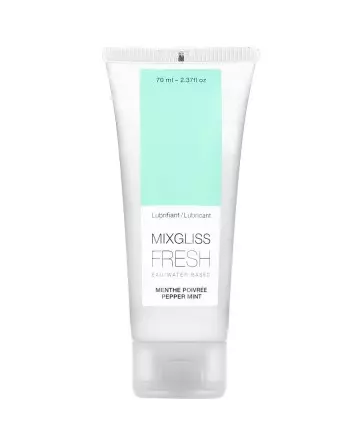 MIXGLISS LUBRICANTE BASE AGUA E FRIO SABOR A MENTA 70ML