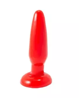 PLUG ANAL PEQUEÑO ROJO 15CM