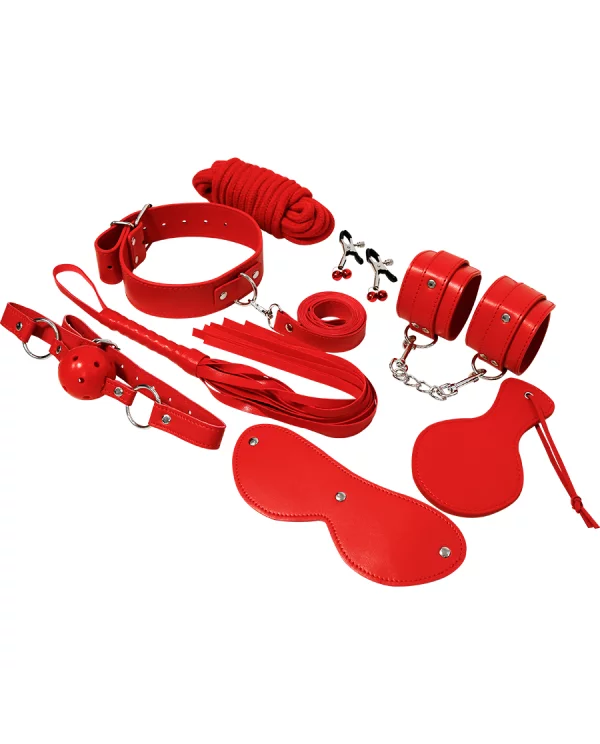 EXPERIENCE BDSM FETISH KIT SERIE ROJO