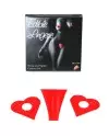 SECRETPLAY TANGA Y CUBRE PEZONES COMESTIBLES FRESA