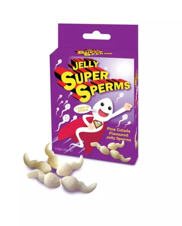 SPENCERFLETWOOD JELLY SUPER SPERM GOMINOLAS FORMA ESPERMA 120 GR