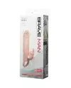 BRAVE MAN FUNDA PENE CON RABBIT VIBRADOR 165 CM NATURAL