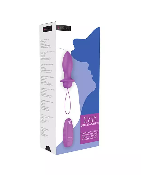 B SWISH BFILLED CLASSIC VIBRATING PLUG ORCHID