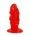 BAILE PLUG ANAL UNISEX CON VENTOSA ROJO