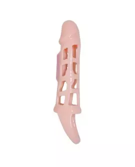 BAILE FUNDA EXTENSORA PENE CON VIBRACION Y STRAP 13.5 CM