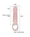 BAILE FUNDA EXTENSORA PENE CON VIBRACION Y STRAP 135 CM