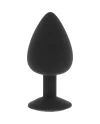 OHMAMA PLUG ANAL SILICONA DIAMOND TALLA L 9 CM