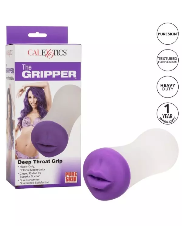 CALEX DEEP THROAT GRIP MASTURBADOR BOCA