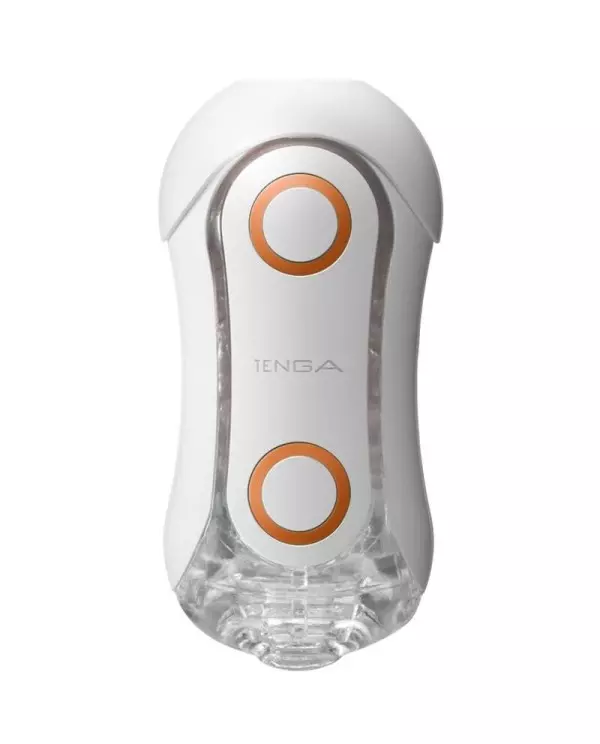 TENGA FLIP ORB STRONG MASTURBADOR CRASH BLANCO Y NARANJA