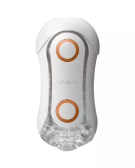 TENGA FLIP ORB STRONG MASTURBADOR CRASH BLANCO Y NARANJA